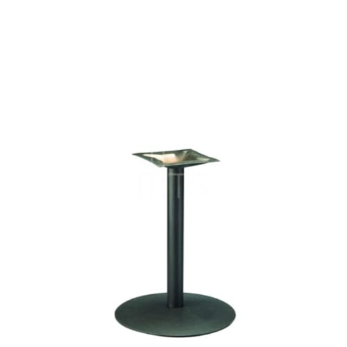MTS CI Round Series 22" Table Base, Black Wrinkle